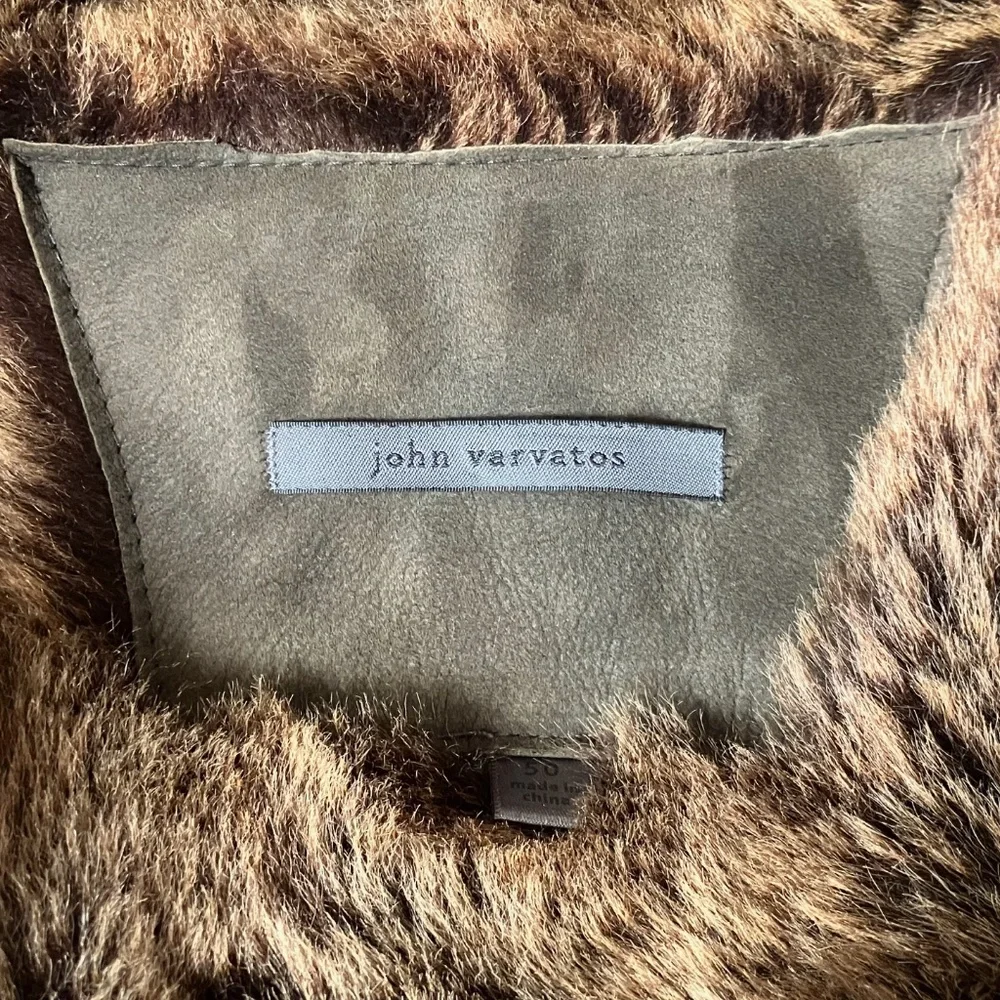 LIMITED EDITION John Varvatos Leather/Shearling w/HOOD Coat EU 50 /US 40 LARGE - Picture 10 of 12